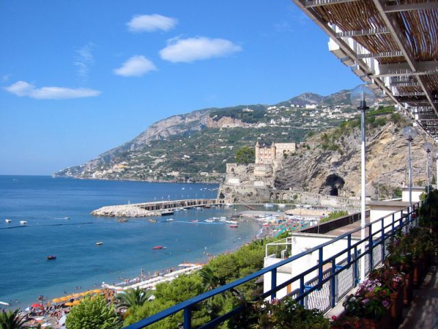view of Maiori from the Hotel
